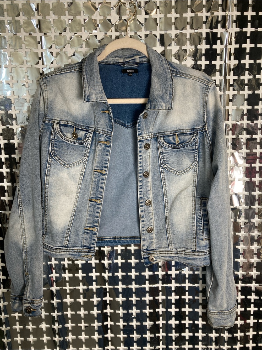 Chloe Light Wash Denim Jacket